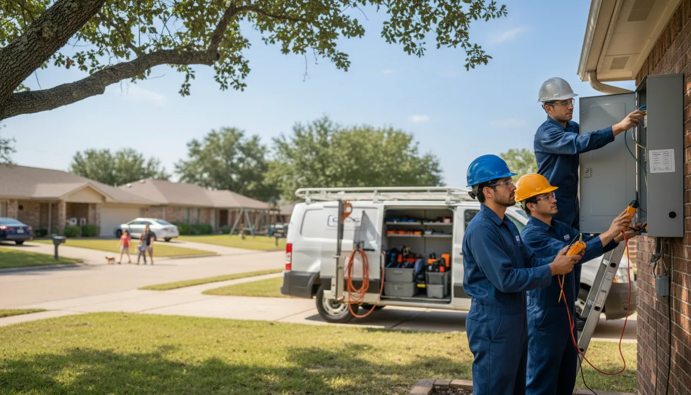 Certified electrician providing emergency electrical services in Sandy Hook, MS